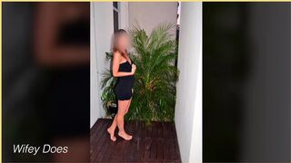 Wifey's First Amateur Nude Shoot In Tight Dress