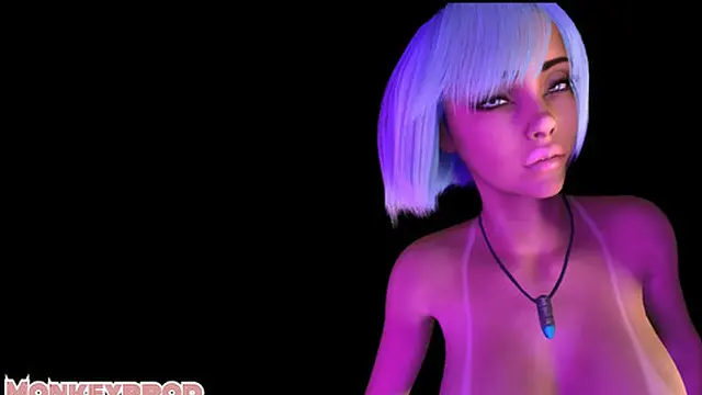 Hot doll in Jinx outfit