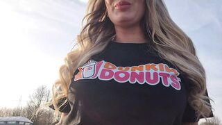 Donut Worker Sucked And Fucked On Our 1st Date Ending In Creamy pussy🌮️ Suction
