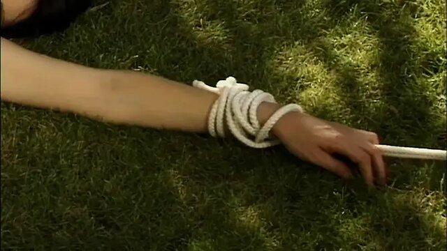 Sadistic girl pleasures herself with close-up asshole shots