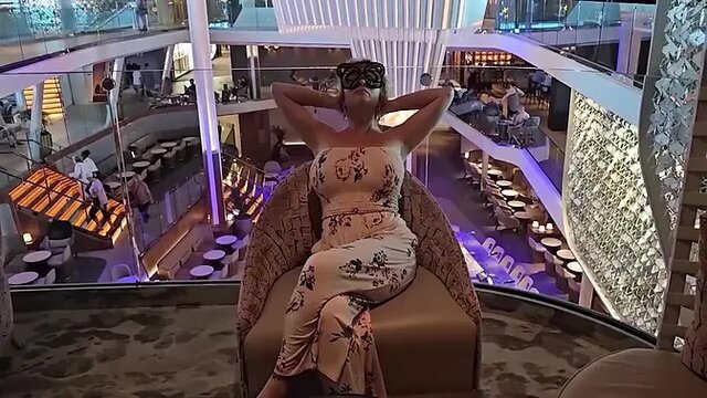 Public Naughty Swinger Housewife on another Swinger Cruise Mistress Thursday