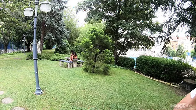  Busty Latina in pink swimsuit gets deep creampie from hunk Dan