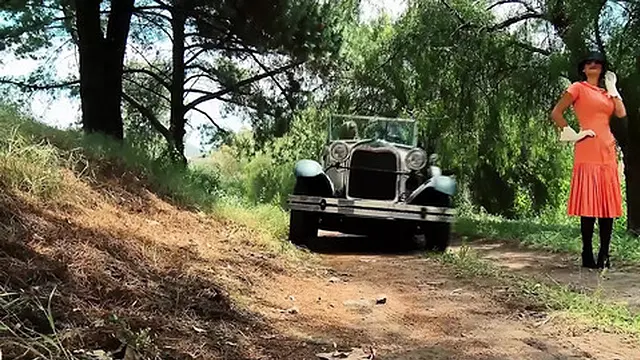 Madelyn and Natasha Ride Clide′s Dick🍆 Outdoors in Triplet Fun