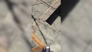 Stepmom flashes big breasts to stepson upon his return