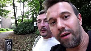 Stranger Urinates Outdoors, Blowjobs, and Sex