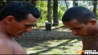 Blonde bombshell receives brutal BBC and DP from two dudes, ending in wicked assfucking.