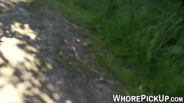 Street whore gets pounded in high heels