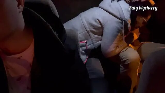 Public Deepthroat Blowjob in Fake Taxi