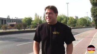 Blonde MILF Picked up on a Bus Station for Sex in Park