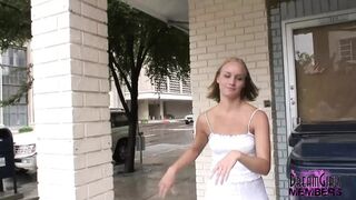 Crazy girl gets naked in downtown Tampa