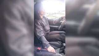 Public Agent: Stranded Biker Pick-up- Helped Him Warm up with Blowjob, Car Sex and Squirting Orga
