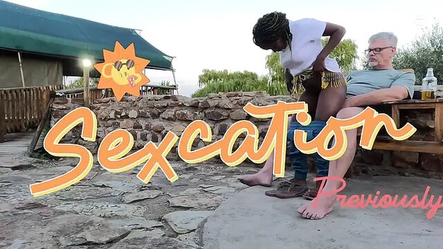 Hot Ebony MILF gets her ass eaten and pussy fingered in a hot tub