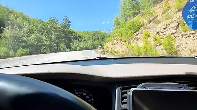 I drove the blogger home and took her in the car 