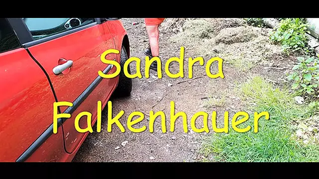 Sandra Falkenhauer - Fingering👉 Me in the Forest