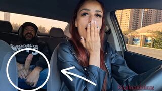 Naughty APP driver catches passenger masturbating behind    And now???