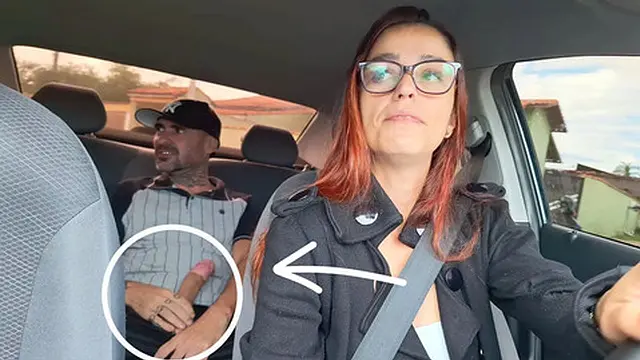 Hot ride companion catches rider touching themselves from the back!