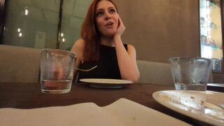Risky Bathroom Public Sex I Fuck on a Date with a Guy I Met Online Dia Ita