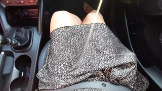 Stepmom in heels and short skirt teases in public on the way to the office  part 1