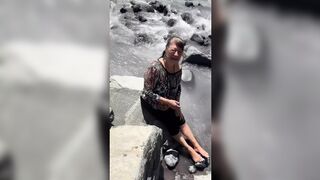 A Day in Nature! Mud Dirty Feet, Pissing in the Woods & Very Dirty Panty for Someone Special!