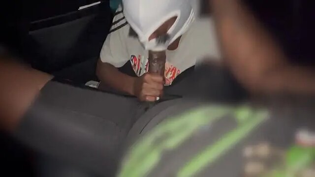 Real Cheating Wife Gives Furious Deepthroat Blowjob in Public