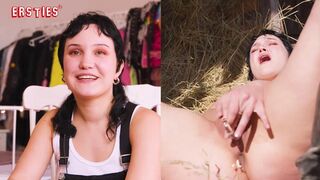 Ersties - Hannah first becomes familiar, then hot - Lust in the hayloft