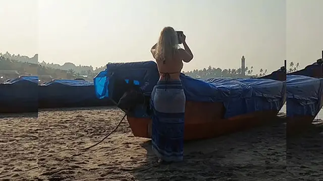 Naughty😈 Blonde Wife Sinks Into Hot Passionate Encounter