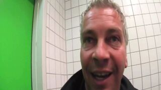 Horny Fuck in a Public Toilet