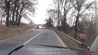 Smart anal lover cheat dude in van & perfectly enjoy wild fuck