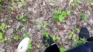 A pal jacks off in a park and licks my load