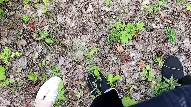 Friend devours my pecker in park and swallows my cum