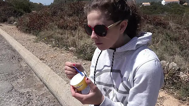 Steamy German MILF Seducing by the Shore