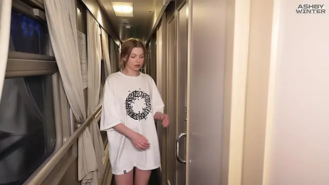 Teen Caught in Explicit Train Encounter