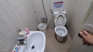 Risky Public, fucking my neighbor at the terrace almost Caught