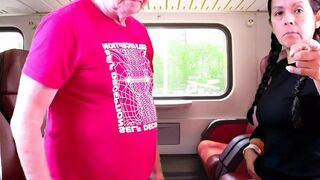 Hot Ride on the Train with Agarabas and Olpr