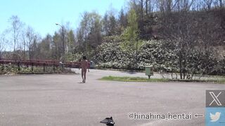 [Outdoor exposure] Hina's naked walking and ♡ Please come to the fan site for the follow-up!　　　Japanese/Outdoor/Loli/Kinky / Shaved/Japanese/asia/hentai