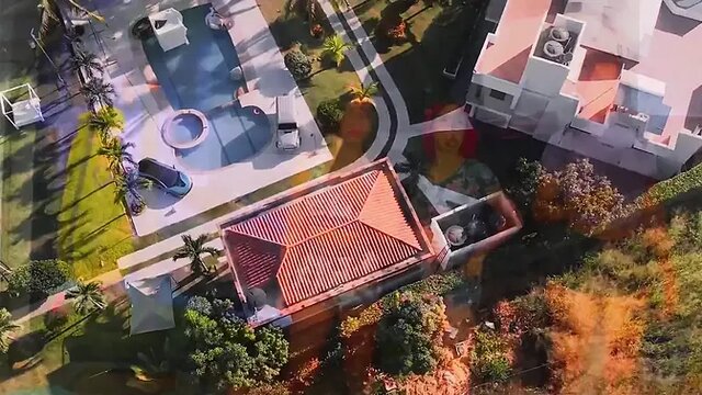 Latina Lesbians fulfill each other's fantasies with a dildo in a mansion