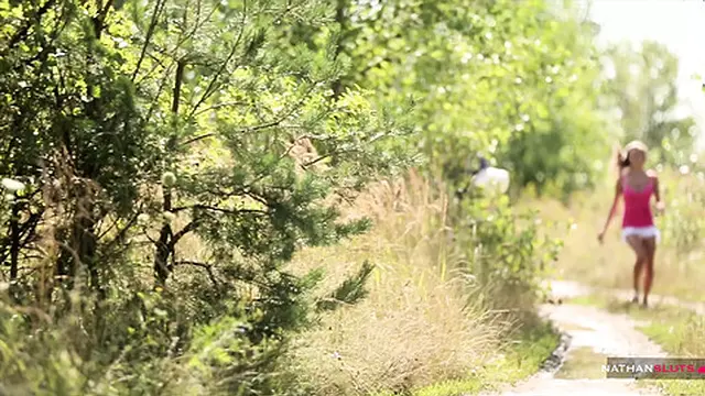 Hot Blonde MILF Tracy Love Fucked Outside