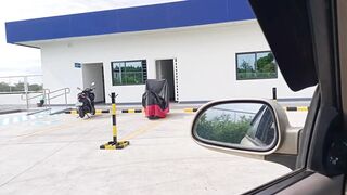 VIRAL PETITE SCHOOL GIRL FUCK IN PUBLIC GAS STATION
