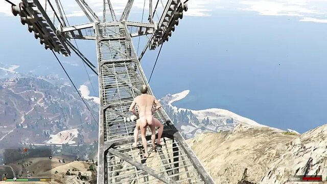 Amanda De Santa cheats husband with trevor in 2 &mdash; 619 feet mountain