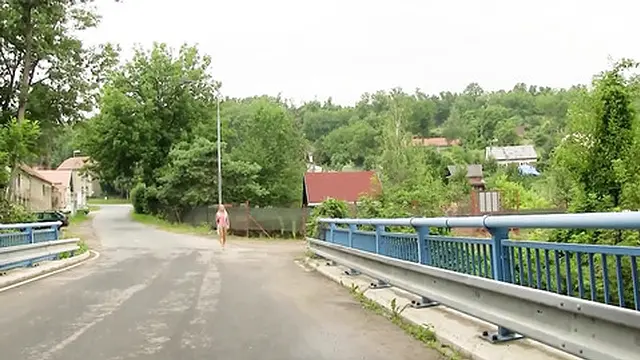 Wild lesbian sluts toy outside