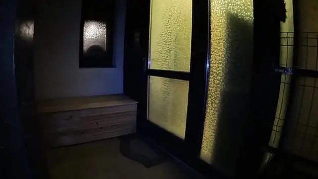 Hot Night Blowjob in Stockings & Fur Coat - Close Call with Neighbors 296