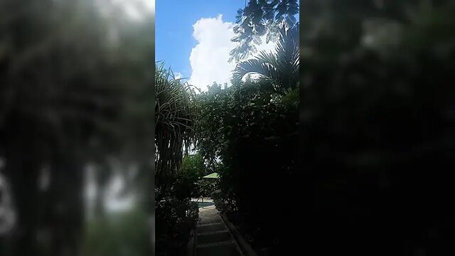 Paradise milf rides big dick in outdoor Caribbean paradise