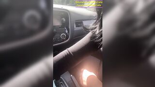 Blowjob for My Coworker in His Car – Public Parking Fun