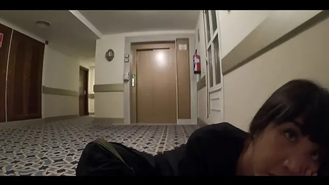 Coming Back From the Sauna to My Hotel