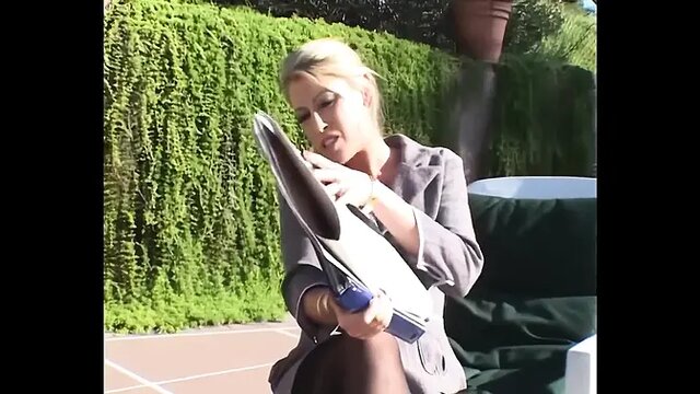 Experienced MILF seduces pool cleaner and rides his large black shaft