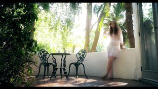 Horny teen sucks dick outdoors