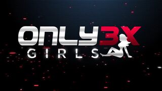 Lesbian threesome by the pool