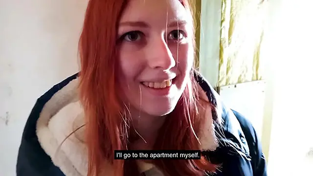 Fucked me in the stairwell while  are at home - Swallowed Sperm - POV