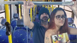 I Got Fucked on Public Transport and He Cummed on Me and Left My Ass Creamy