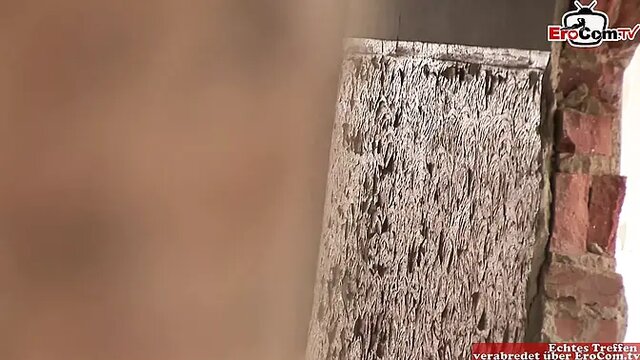 Curvy brunette teen gets analed and loves it in outdoor MMF threesome